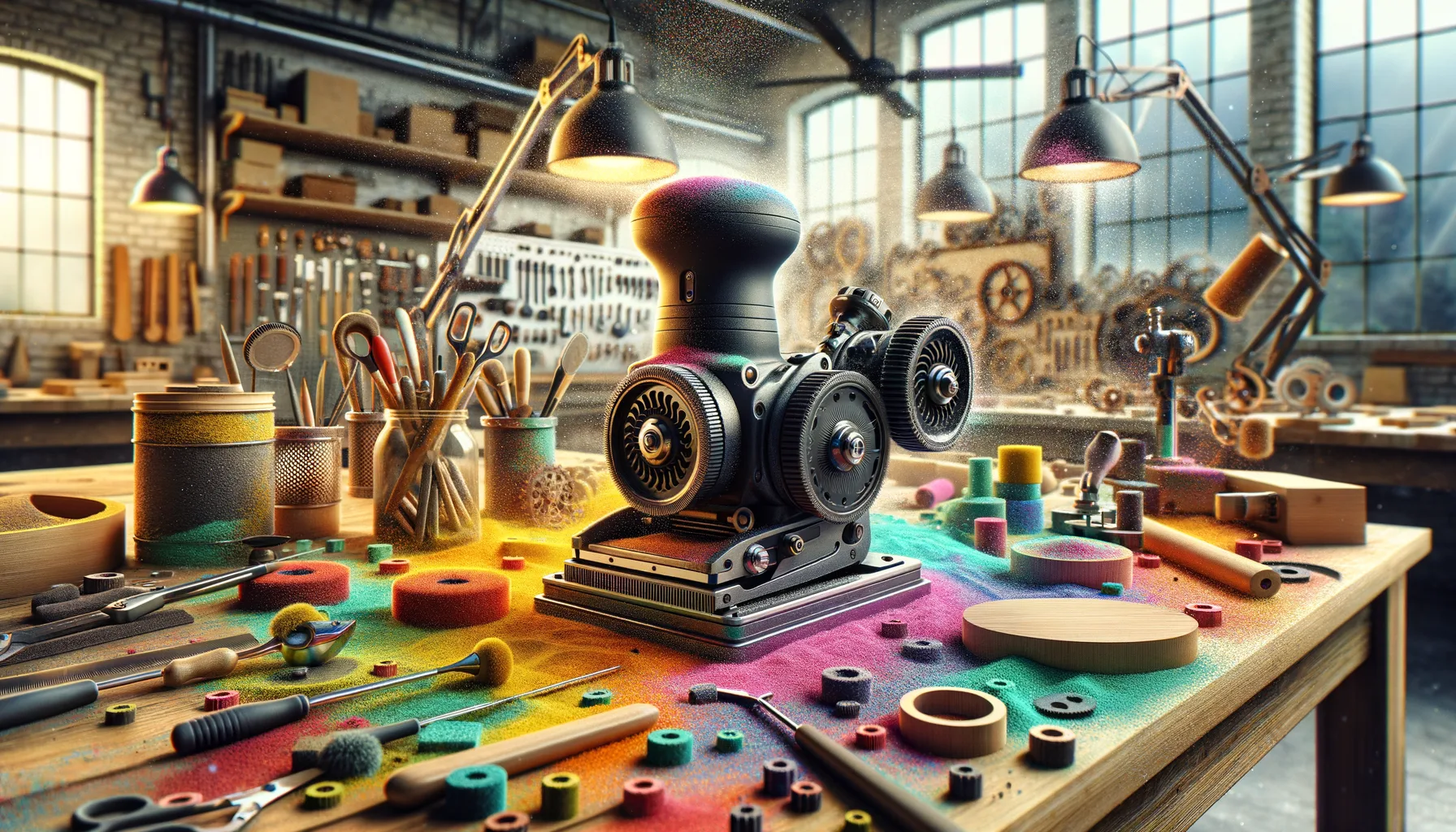 Kreative Inspiration rund um den Schwingschleifer: Projekte, Kunst und Design