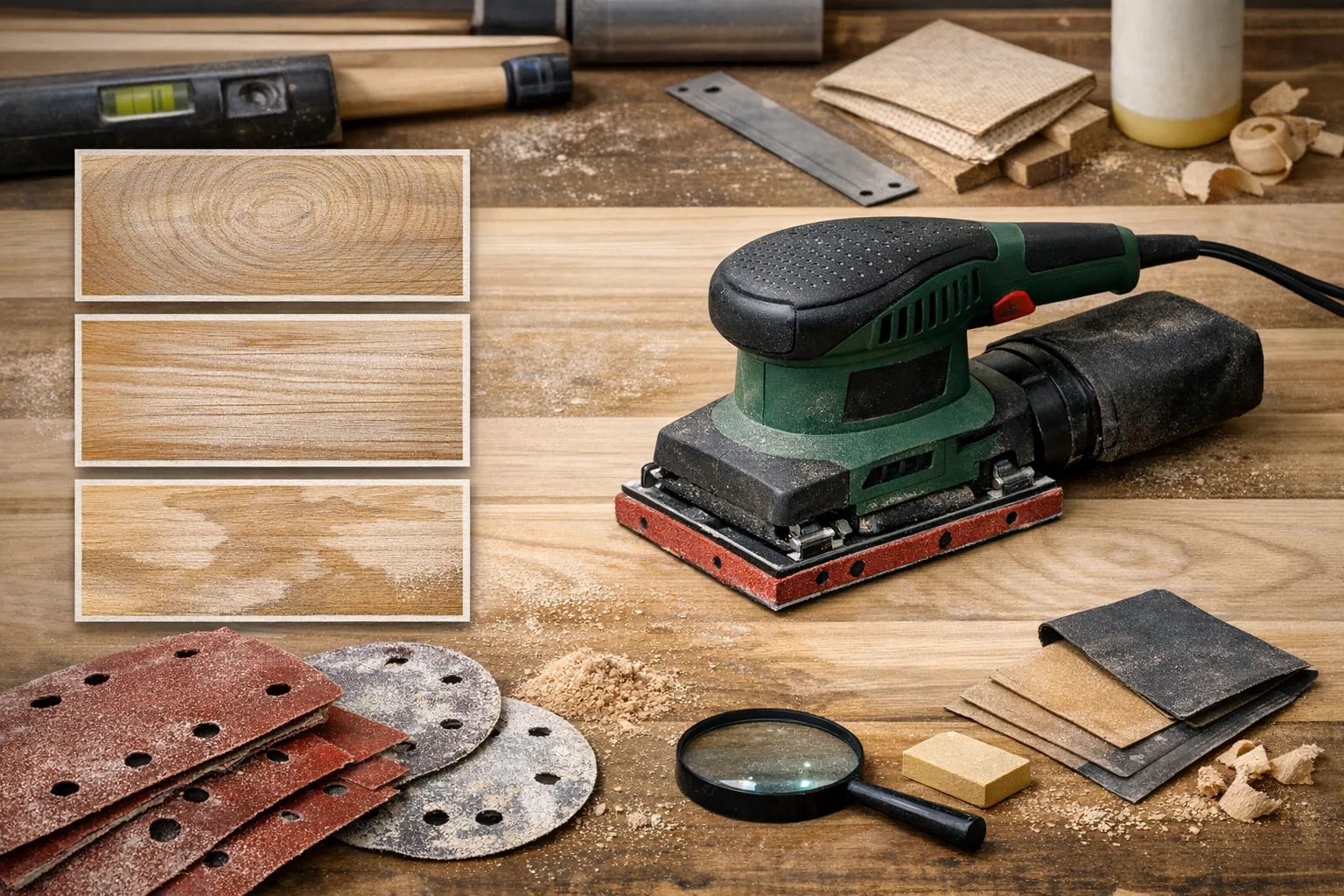 Schwingschleifer Schleifspuren vermeiden: Ursachen und praeventive Techniken