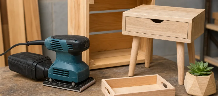 Schwingschleifer DIY-Projekte: Einfache Moebel- und Dekoideen fuer Zuhause
