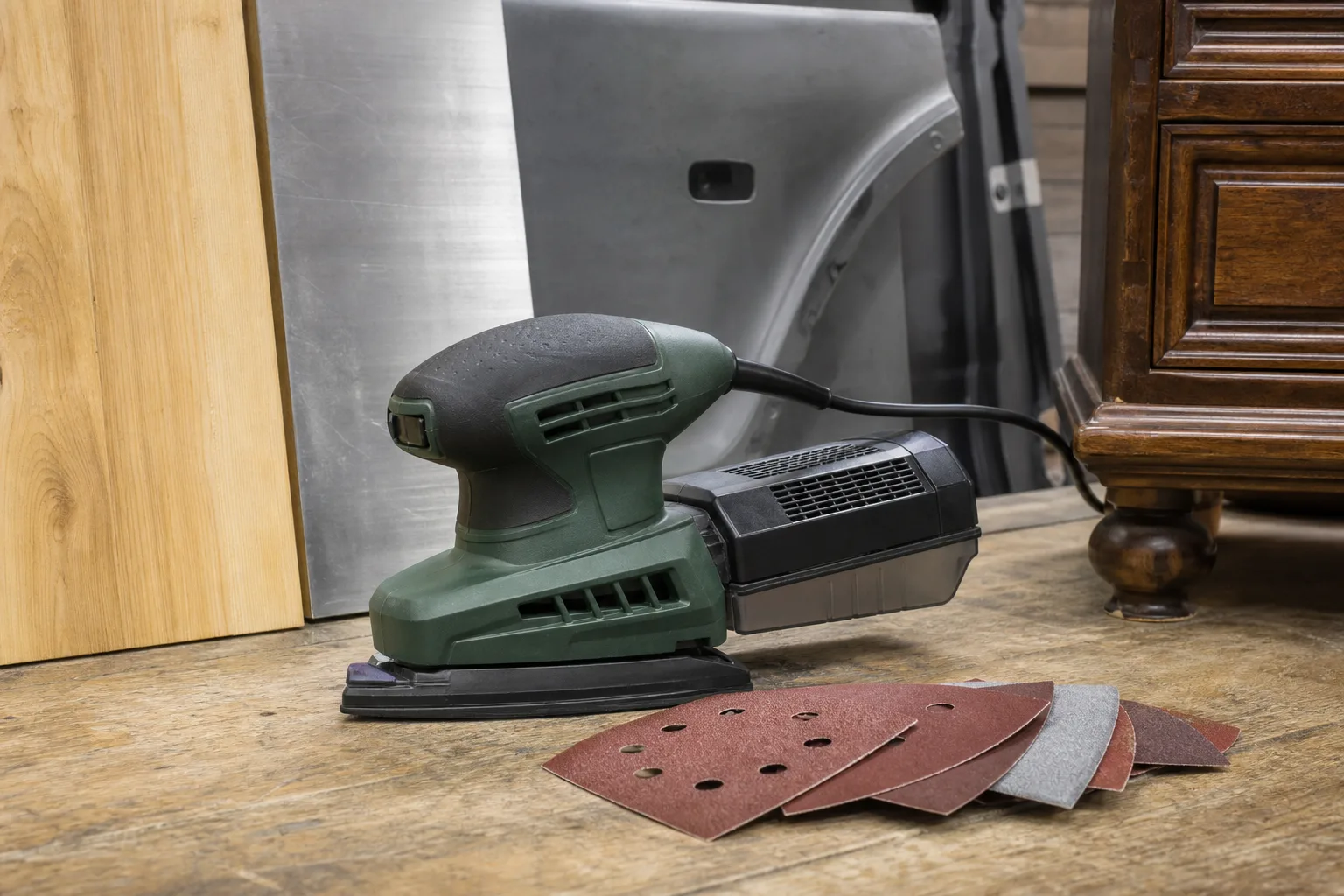 Schwingschleifer nach Anwendung kaufen: Holz, Metall, Auto und Moebel